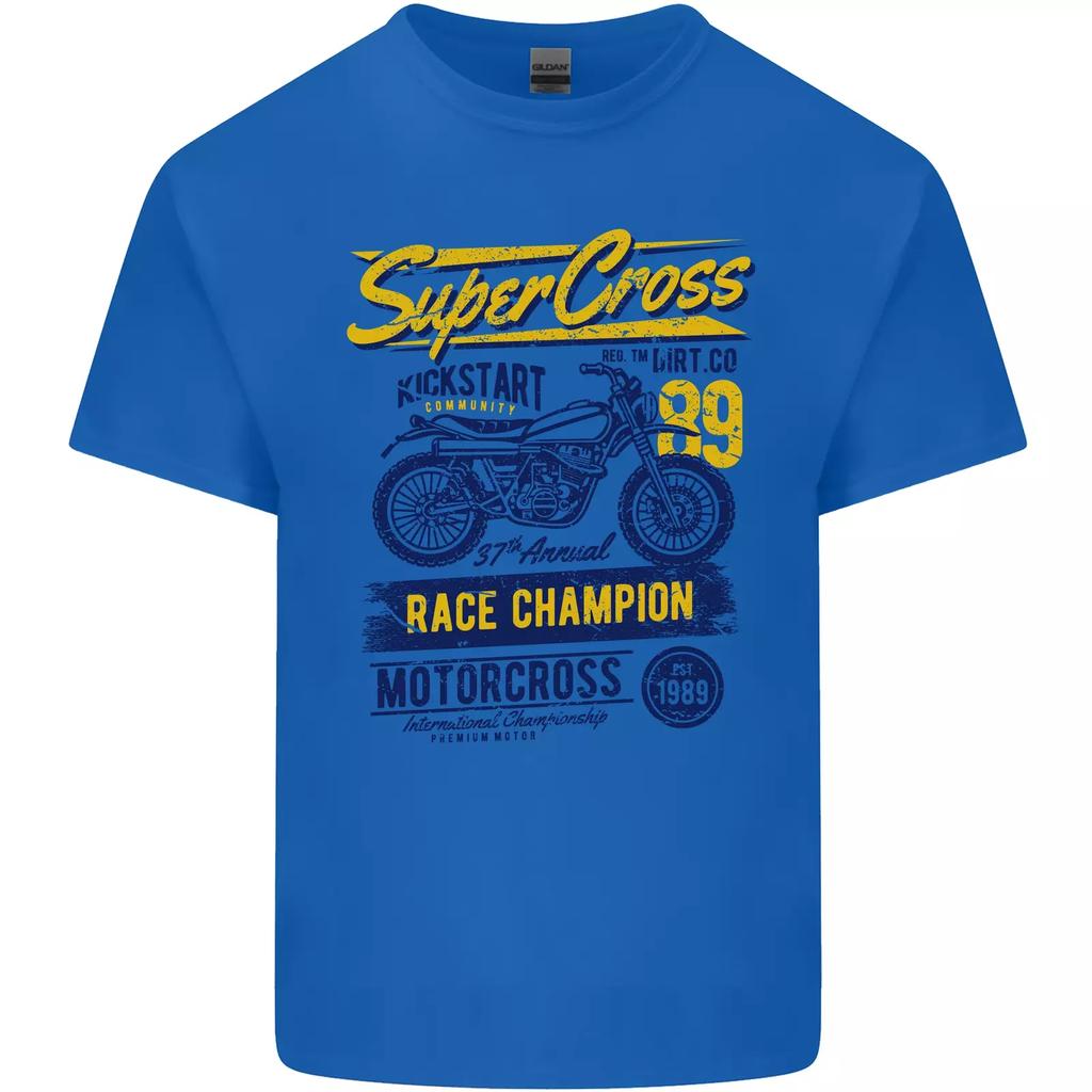 Supercross Motox Dirt Bike Motocross Cotton T Shirt