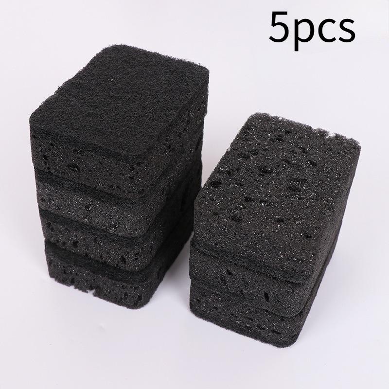 

5/12pcs Extra Strong Non-Stick, Oil-Free Kitchen Cleaning Sponges - Great for Tough Stains on Cookware And Outdoor Grills