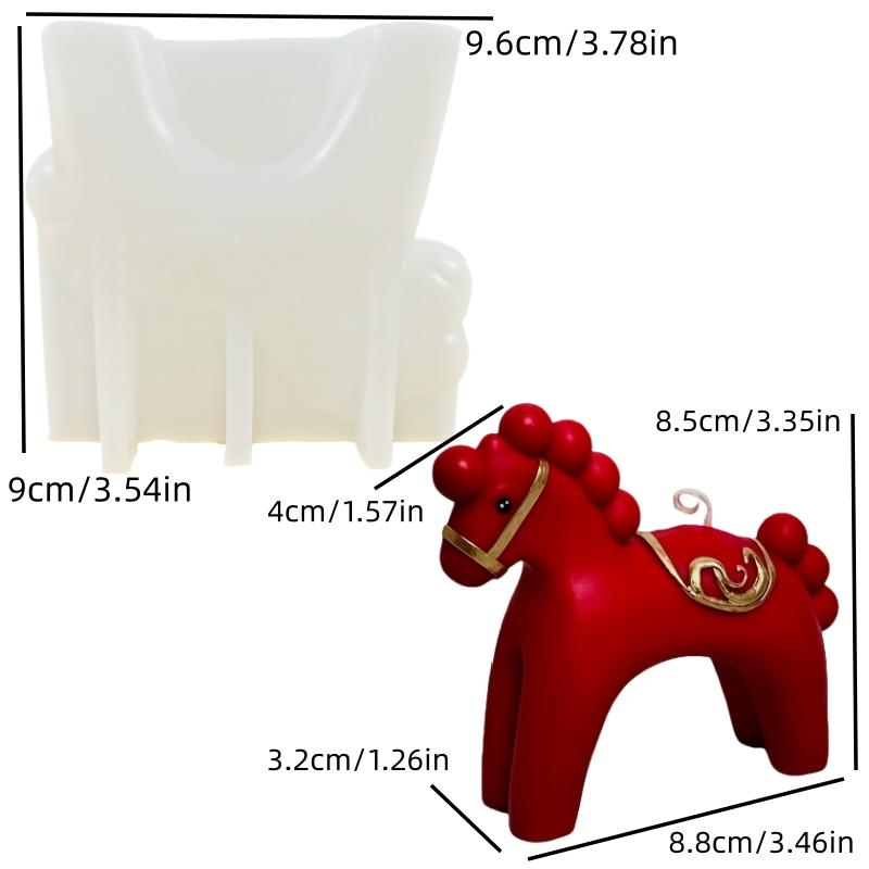 Wolf Howling Shape Candle Silicone Mold Animal Wolf Shape Resin Mold Head Up Standing Wolf Gypsum Mould Craft Molds