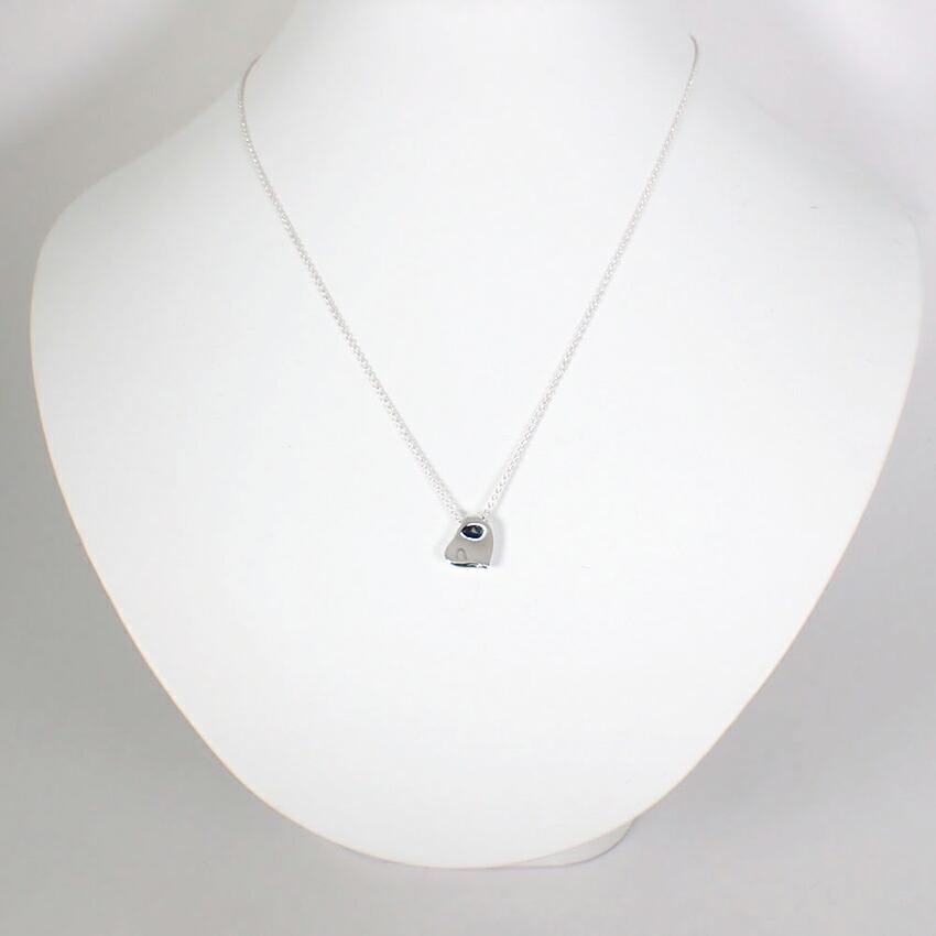 [Used] TIFFANY 925 Full Heart Pendant/Necklace/g523-13