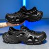 New Trendy Men'S Sandals Outdoor Wear Thickened Anti-Slip Wear-Resistant Fashion Eva Moulded Couples Clog Shoes