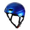 MOTO BASE SG/PSC Standard Airy Half Helmet for Motorcycles | MBHL-HF01 | Pearl Blue | One Size Fits Most (57-60cm)