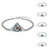 Zircon Accent Birthstone Bracelet Adjustable Chain Zodiac Signs Bracelet  Daily Wear