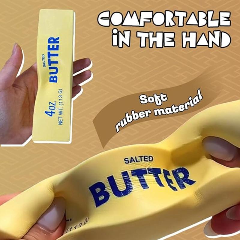 Butter Stick Squishy Squeeze Fidget Toy Sticky Butter Stick Shapeable Slow Rebound Fidget Squeeze Toy Adult Sensory Fidget Toys