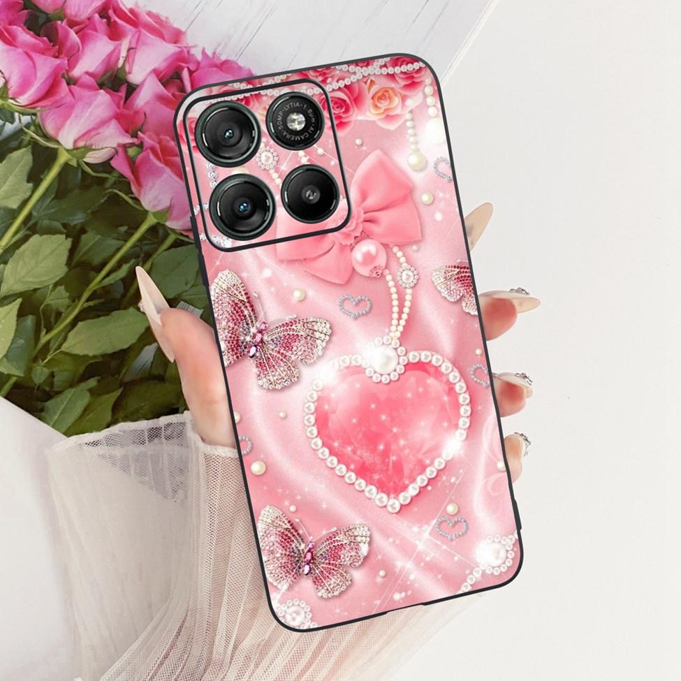 Per Moto G57 Power 5G Custodia Cover Moda Farfalla Gatto Carino Fresco Dipinto Morbido Funda Per Motorola Moto G57 Power 5G Cover del Telefono