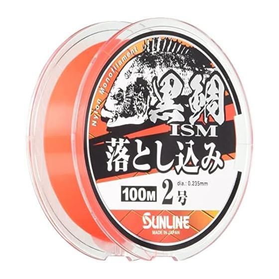 SUNLINE нейлоновая леска черный морской лещ ism drop 100м