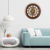 11 Inch 3D Hollow Retro Wall Clock Battery Operated Non Ticking Large Art Decor