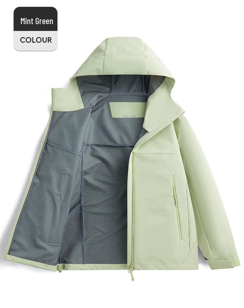 Woodpecker Women's Spring Blue Windbreaker 2025: Small, Windproof, Waterproof Casual Jacket