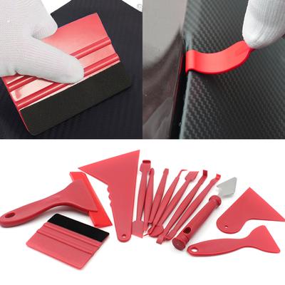 7/13pcs Car Wrapping Tools Kit Vinyl Scraper Cutter Film Squeegee Set Plastic Wrap Tool Car Window Tinting Accessories