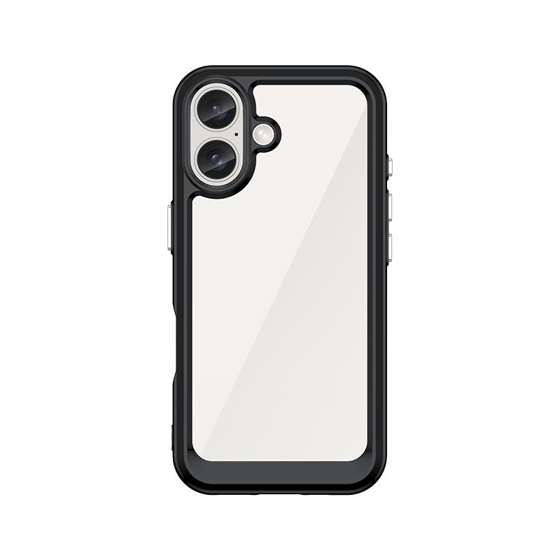 For Iphone 16 Case For Iphone 16 14 13 12 11 Pro Max Cover Fundas Coque Hard Clear Translucent Soft Edge Phone Case Iphone 16