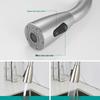 YIXI Gunmetal Gray Stainless Steel Pull-Out Kitchen Faucet