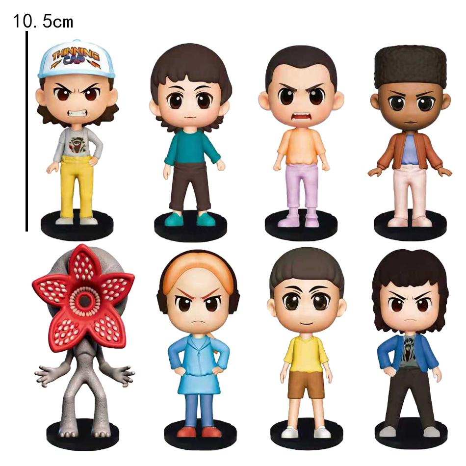 18 Stück/Set Puppen im Figurenstil Eleven Monster Stranger Things Figur PVC Anime Figuren Sammlung Spielzeug Weihnachten