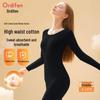Oudifen Women's 10A Antibacterial Cotton Thermal Underwear Set