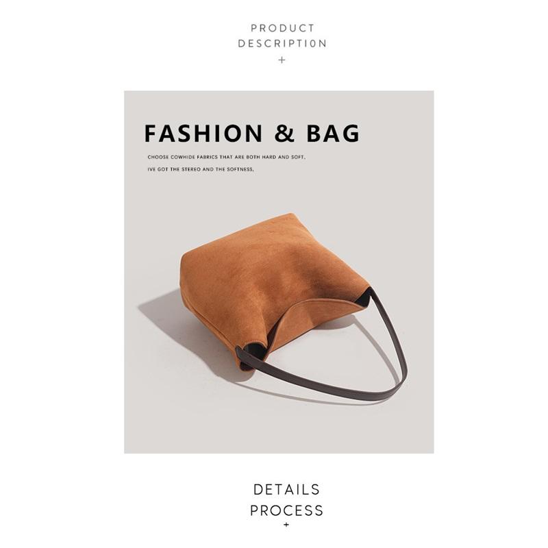 Retro Suede Handbags, Fashion Handbags, All-match One-shoulder Armpits