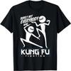 Lustige Musiktexte sarkastisch Kung Fu Grafik Herren 70er Jahre Film T-Shirt