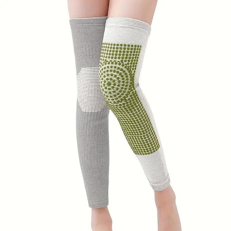 1 Paar Kniewärmer Geeignet für ältere Menschen Wintersportausrüstung Sport-Knieschützer Rutschfestes Design Bequem Lang/Kurz