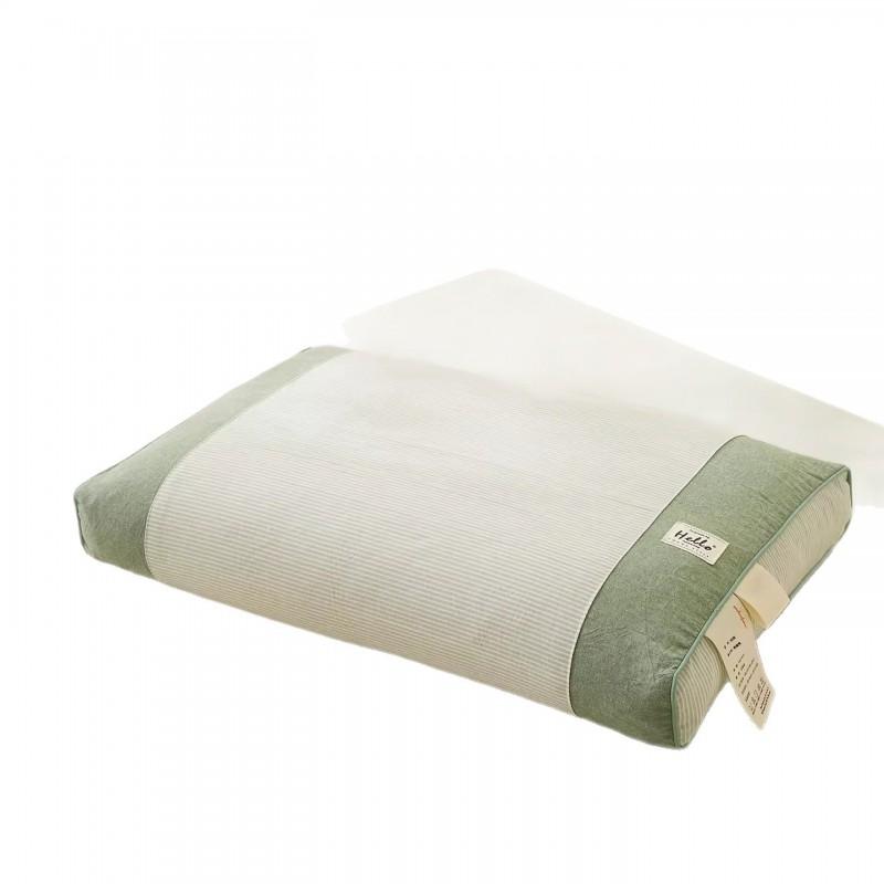 Cotton Buckwheat Pillow Neck Support Hard Firm Cervical Adult Student Dormitory Bedding