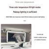 LED Light Car Sun Visor Makeup Mirror - Shatterproof HD Interior Dressing Mirror