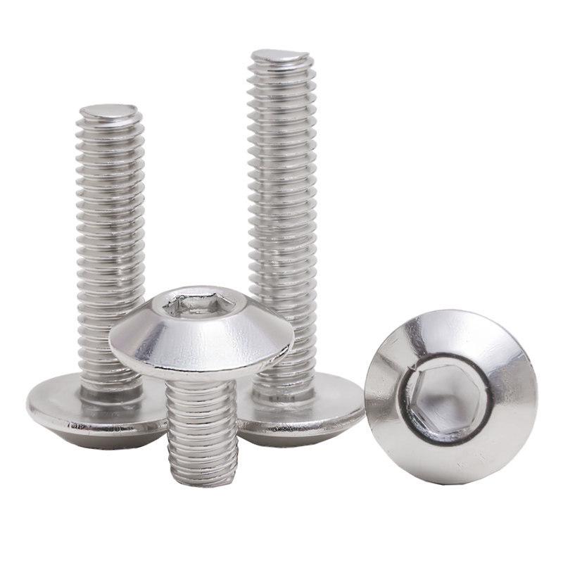 304 Stainless Steel Mushroom Head Hex Bolt (M5/M6/M8)