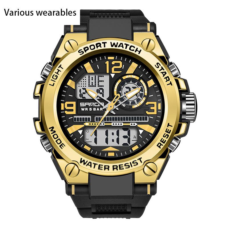 New Harajuku Style Skull Waterproof Men's Electronic Multi-Function Electronic Watch Outdoor Sports Men's Watch