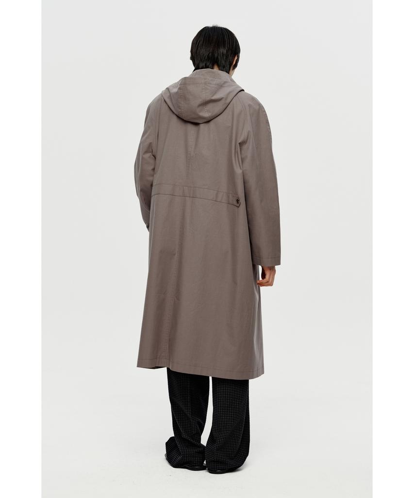 Youth Hooded Coat - Beige