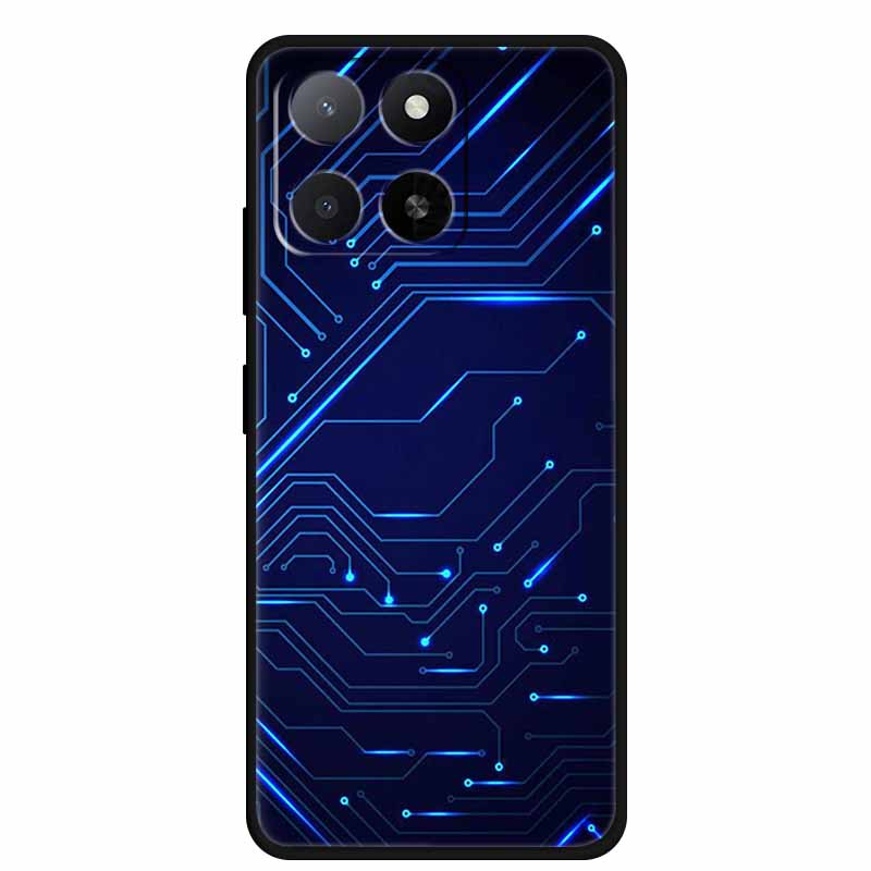 Für ZTE Blade A55 A35 Hülle Tiere Weiches Silikon TPU Handyhüllen Rückseite für ZTE Blade A35 BladeA55 Wolf Stoßfest Cool Capa