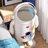 BEYOU Astronaut Sliding Lid Trash Can