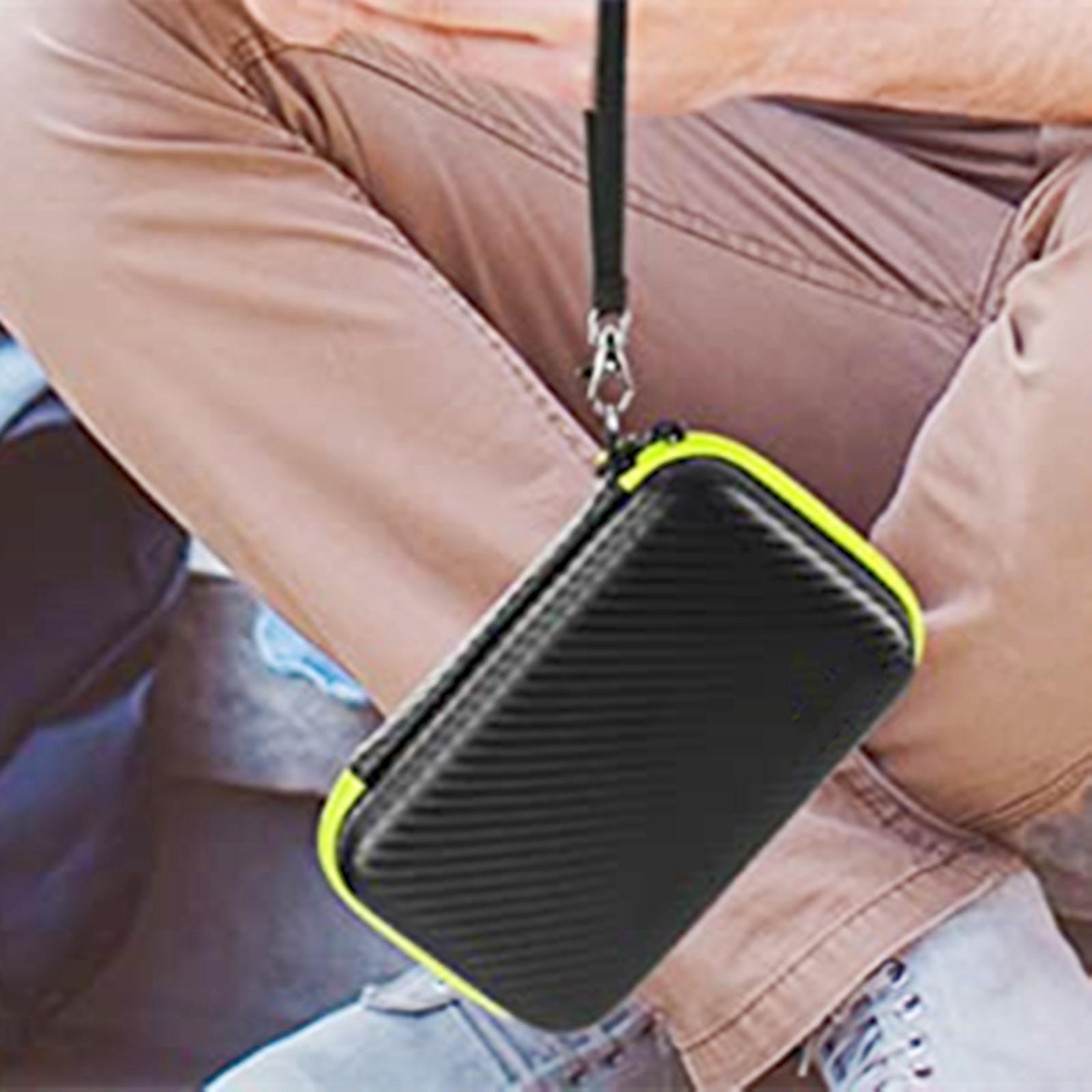 

For Philips Norelco Oneblade Hybrid Electric Trimmer and Shaver QP2520/QP2530/QP2620/QP2630 Storage Bag PU+Nylon Shockproof Travel Carrying Case Type A