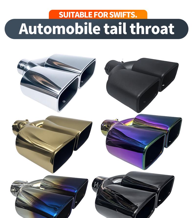 Kompatibelt ett-till-två avgasrör för modellerna Elysion, Vios, Levin, Jimny, Livina, M3, Nya Tiida och Sunny.