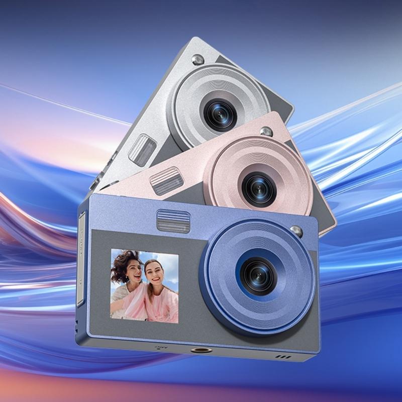 Double Screen Retro Digital Camera 5000W High Pixel 16x Zooming For Students Teens Travel Photography