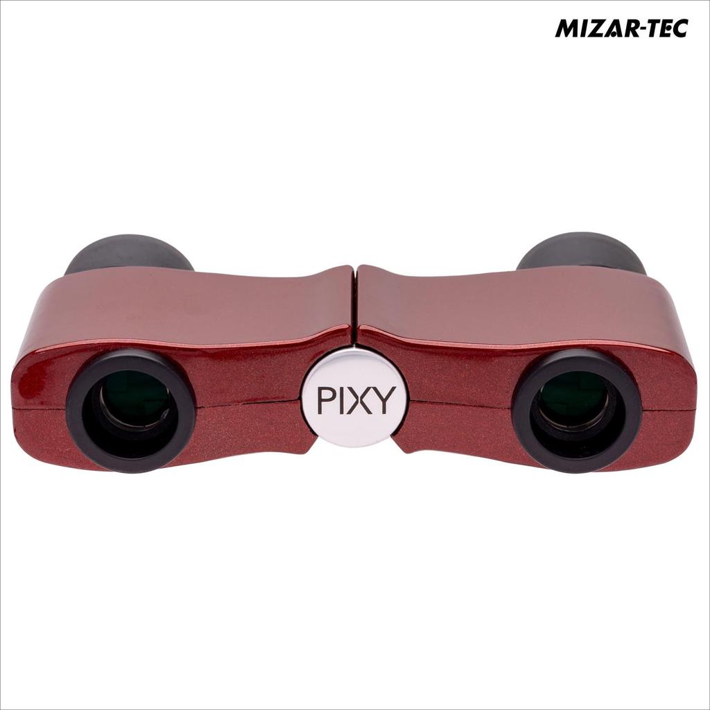 For Live Wine Drawstring Case MIZAR-TEC Binoculars, Compact, 4.5x Magnification, Performances, Sports, Travel, Red, Included, PIXY-45W