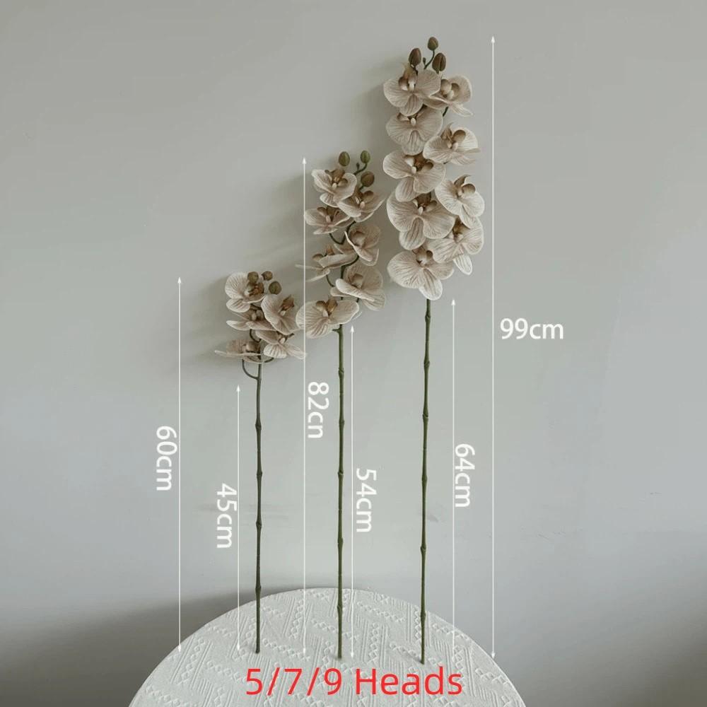 Einzelner Ast Simulation Schmetterlingsorchidee Mottenorchidee Plastikblumenstrauß Heimdekoration