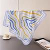 Border floral small square scarf high-end print imitation silk scarf shawl square scarf neck scarf headscarf scarf for women