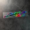 1PC Limited Edition Motorcycle Sticker Waterproof for Motorbike Fuel Tank Fairing Helmet Box Scooter Universal Vinyl Decals
