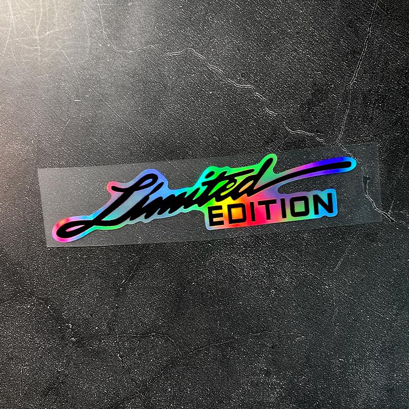 1PC Limited Edition Motorcycle Sticker Waterproof for Motorbike Fuel Tank Fairing Helmet Box Scooter Universal Vinyl Decals