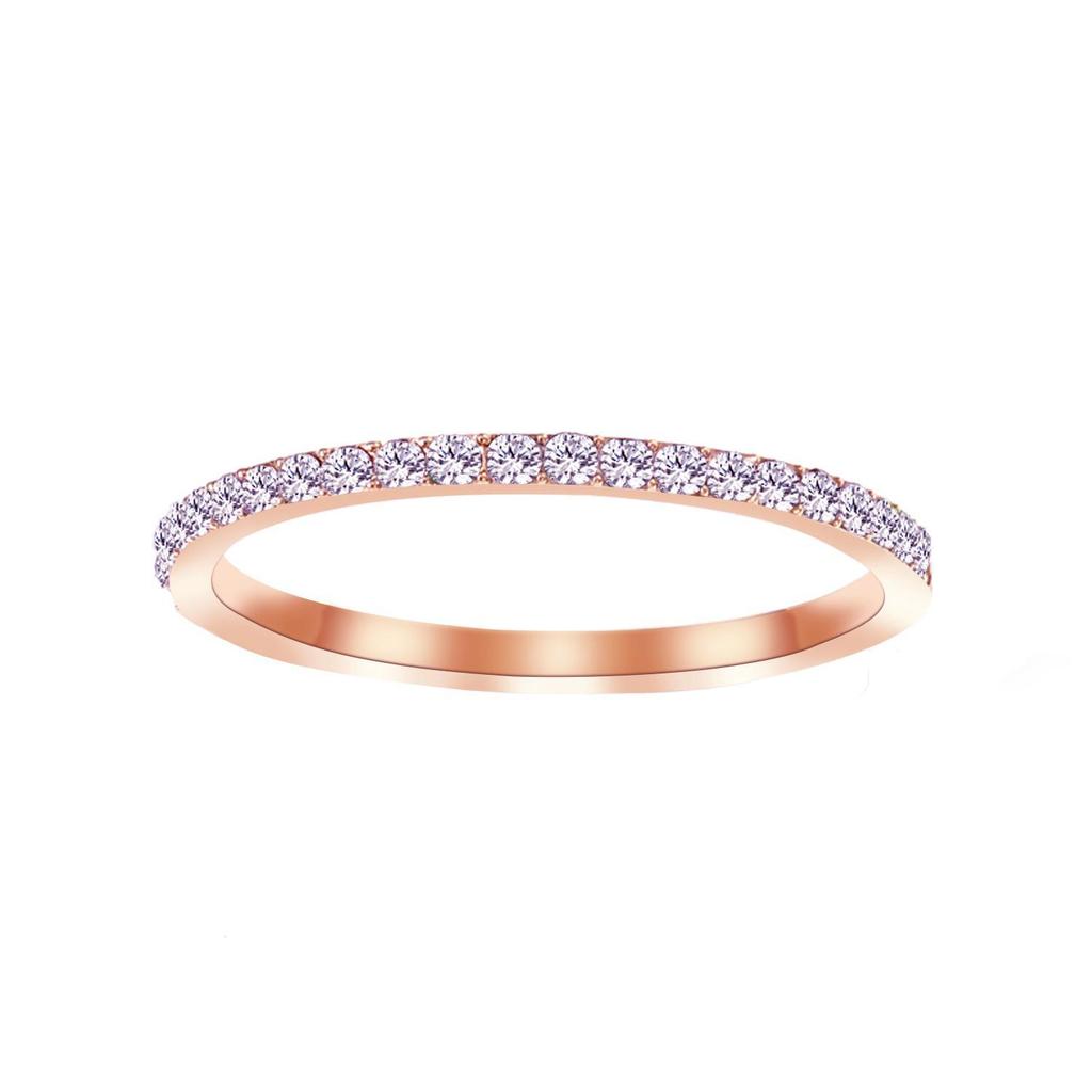 eManco European Zircon Ring: Titanium Steel Women's December Birthstone Rhinestone Finger Ring