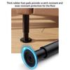 Multifunction Extendable Furniture Feet 30cm to 31cm Leg Extender Steel Adjustable Support Foot for Tables Chairs & Cabinets