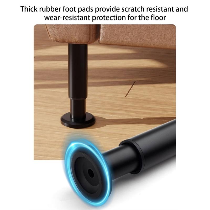 Multifunction Extendable Furniture Feet 30cm to 31cm Leg Extender Steel Adjustable Support Foot for Tables Chairs & Cabinets
