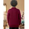 Mom's knitted cardigan loose thin old lady clothes old lady sweater women's spring coat