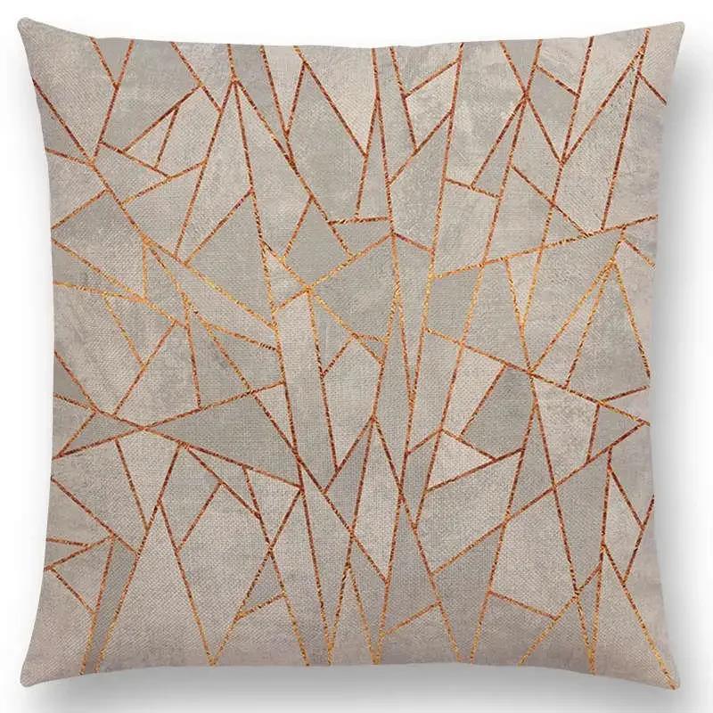 Neu Abstrakt Geometrisch Farben Streifen Zersplittert Amethyst Saphir Bunt Drucke Kissenbezug Auto Sofa Überwurf Kissenbezug