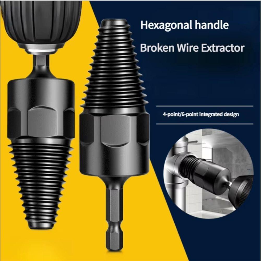 1/4 Inch and 1/2 Inch Broken Screw Remover Water Pipe Screw Removal Tool  Replacement Parts