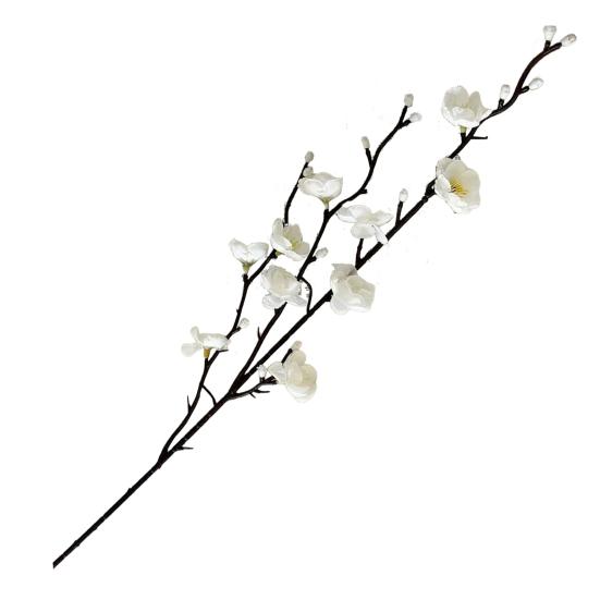 10 шт. Искусственные Цветы Сливы, Поддельные Цветы Зимней Сладости на Длинных Стеблях, Реалистичные Искусственные Шелковые Ветви Сакуры для Свадьбы, Домашнего Офиса, Вечеринки, Центральной Части Стола