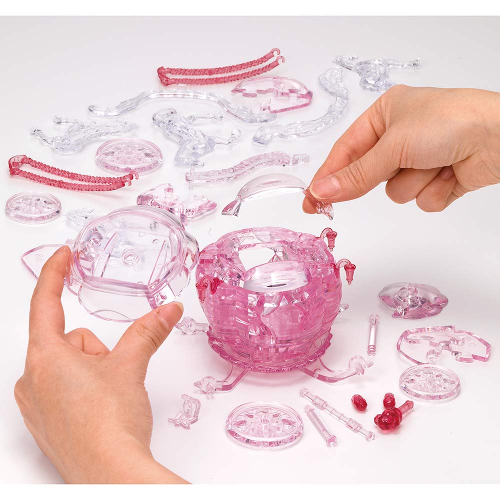 BEVERLY 67-Piece Crystal Puzzle Royal Carriage Rose 50263