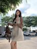 Women's V-Neck Sleeveless Summer Dress - Solid Color, Loose Fit, Short Skirt, Slimming, Fashionable & Elegant