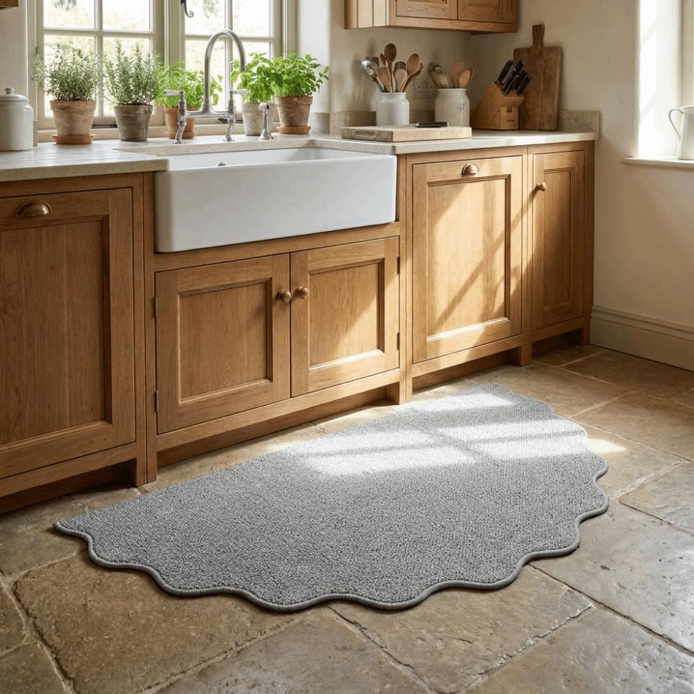 Non-Slip Entrance Door Mat Irregular Welcome Mat Modern Home Decor Dirt Trapping Mat Front Door