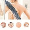3pcs Exfoliating Back Scrubber Set Bath Shower Back Scrubber Belt With Glove And Loofah