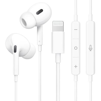 MFi Certified Wired Earphones for iPhone, Genuine HiFi Sound Quality, Hands-Free Calling, No Latency, Microphone Included.