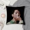 Korea Actor Model J-Joo Hyuk Nam Pillow Case Square Double-Sided Printing Short Plush Sofa Cushion Cover Bedside Pillow