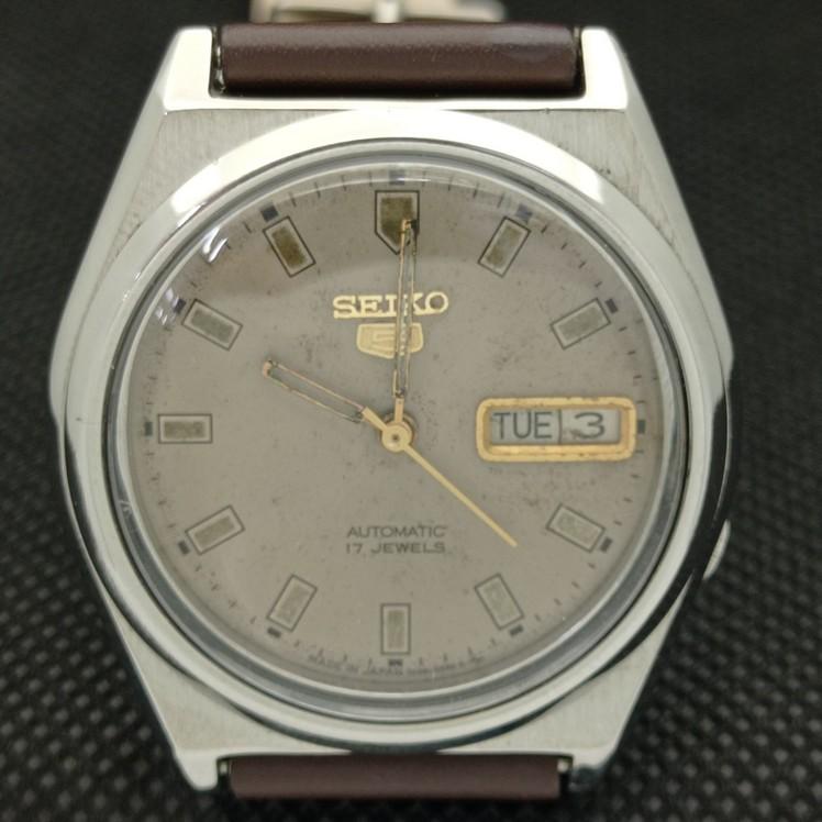 USED VINTAGE SEIKO 5 AUTOMATIC 7009A JAPAN MENS ORIGINAL DIAL WATCH A415725-2 SKU621d-a415725
