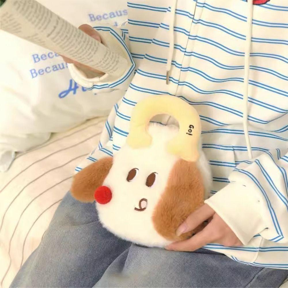 Plush Cartoon Warm Water Bag Thickened Water-filling Hot-water Bag Cute Hand Warmer Hand Warming